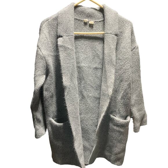 Anthropologie Angie open Sweater Coat by Moth Grey women’s size Medium - Picture 1 of 5